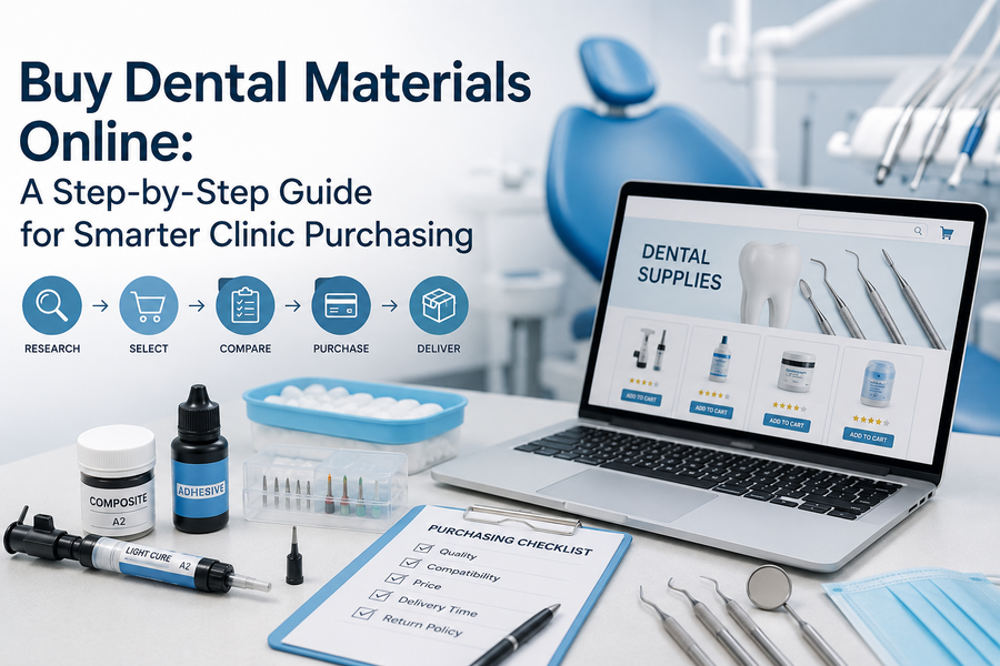 Buy Dental Materials Online: A Step-by-Step Guide for Smarter Clinic Purchasing
