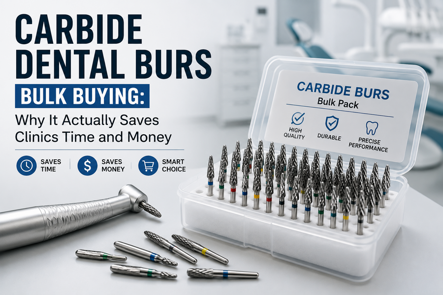 Carbide Dental Burs Bulk Buying: Why It Actually Saves Clinics Time and Money