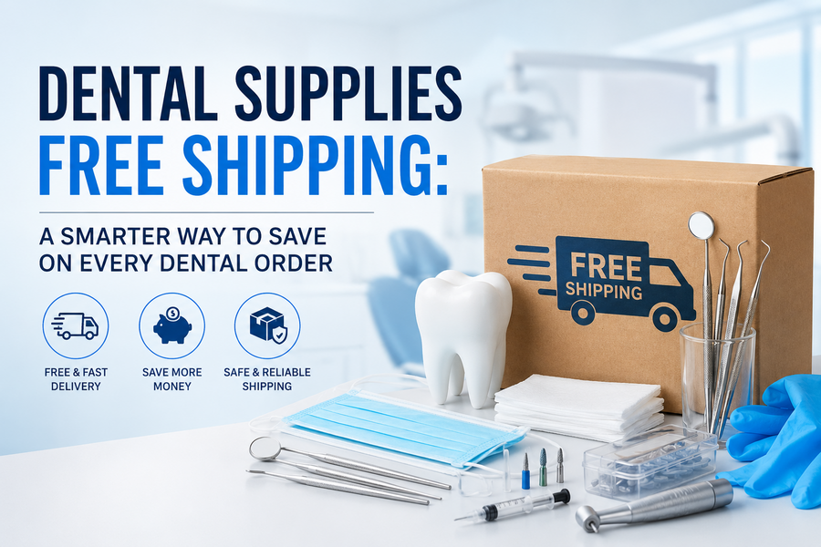 Dental Supplies Free Shipping: A Smarter Way to Save on Every Dental Order