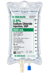 Sodium Chloride .9% Inj Pouch 500ml Each