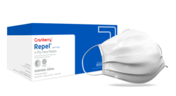 Repel Face Mask Antifog 4-Ply ASTM Level 3, 50/Box