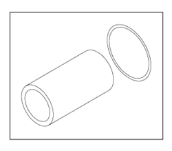 Replacement Filter Element for Fresh Air Intake Filter Kit (RPI Part #CMK003) 
