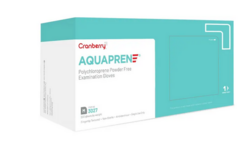 AquaPrene Chloroprene Gloves AquaPrene, Powder Free, 200/Box (Cranberry)