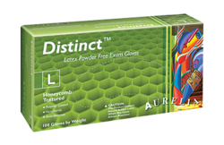 Aurelia Distinct Latex Exam Gloves Powder Free 100/box