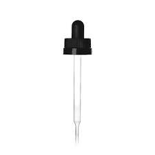 Glass Dropper (107mm w/30mm bulb) Each (Lang)