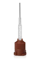 Mixing Tips, w/ Needle Tip for HyperFIL+, Brown, 30/Pkg