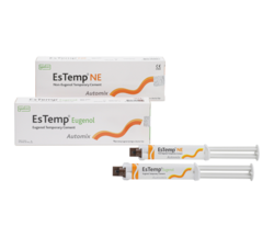EsTemp NE Temporary Cement for Temporary Crown and Bridge, 2x10g Syringe (Spodent)