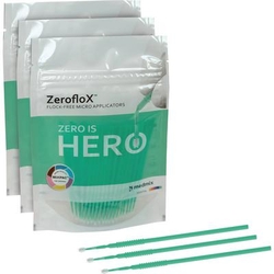  ZeroFloX Flock-free Micro Applicator Mint 100/Pkg (Medmix)