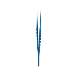 Tissue Plier Micro 1x2 Diamond Dusted, Titanium (HuFriedy)