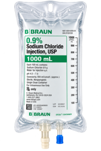 Sodium Chloride .9% Inj Pouch 1000ml Each