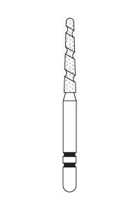 Two Striper Diamond Burs FG TS2000 5/pk (Premier)