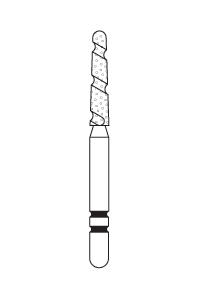 Two Striper Diamond Burs FG TS2000 5/pk (Premier)