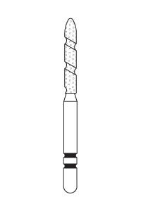 Two Striper Diamond Burs FG TS2000 5/pk (Premier)