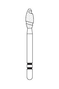 Two Striper Diamond Burs FG TS2000 5/pk (Premier)