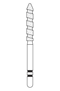 Two Striper Diamond Burs FG TS2000 5/pk (Premier)