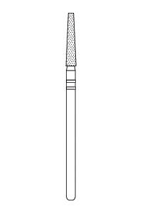 Two Striper Laboratory HP Diamond Burs HP 1/pk  EACH(Premier)