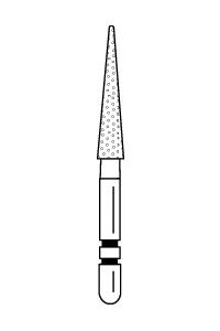 Two Striper Diamond Burs FG Cone Shape 5/pk (Premier)