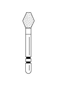 Two Striper Diamond Burs FG Barrel 5/pk (Premier)