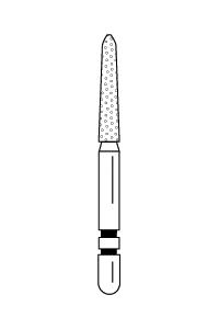 Two Striper Diamond Burs FG Flame 5/pk (Premier)