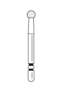 Two Striper Diamond Burs FG Round 5/pk (Premier)