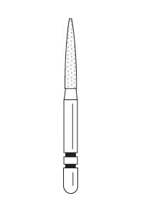 Two Striper Diamond Burs FG Flame 5/pk (Premier)