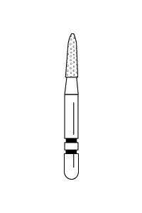 Two Striper Diamond Burs FG Flame 5/pk (Premier)