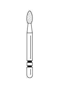 Two Striper Diamond Burs FG Football 5/pk (Premier)