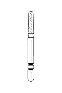 Two Striper Diamond Burs FG Round End Taper 5/pk (Premier)