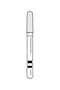 Two Striper Diamond Burs FG Round End Taper 5/pk (Premier)