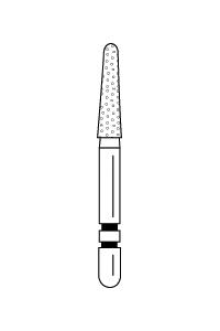 Two Striper Diamond Burs FG Round End Taper 5/pk (Premier)