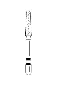 Two Striper Diamond Burs FG Round End Taper 5/pk (Premier)