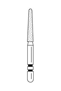 Two Striper Diamond Burs FG Round End Taper 5/pk (Premier)