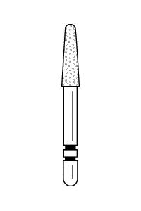 Two Striper Diamond Burs FG Round End Taper 5/pk (Premier)