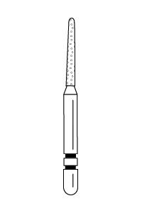 Two Striper Diamond Burs FG Round End Taper 5/pk (Premier)