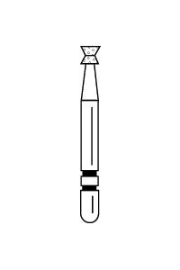 Two Striper FG Amalgam Remover Diamond Burs FG 5/pk (Premier)