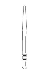 Two Striper MFS Finishing Specialty Diamond Burs 5/pk (Premier)