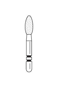 Two Striper Diamond Burs FG Shortcut 5/pk (Premier)