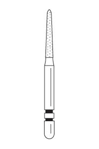 Two Striper Diamond Burs FG Curettage K 5/pk (Premier)