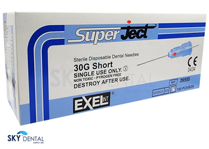 Exel Dental Needle 30G Short 100/Box (Exel)