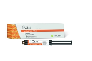 iCEM Universal Plus Universal Resin 9g Automix Cement Translucent (Kulzer)