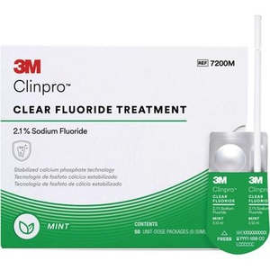 Clinpro Clear Fluoride Varnish Treatment  2.1% Sodium Fluoride, (3M)