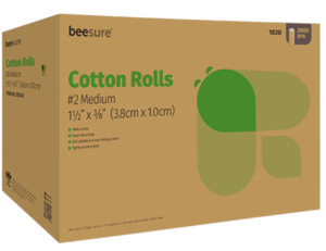 Cotton Rolls, #2 Medium, 1 1/2