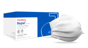 Repel Face Mask Antifog 4-Ply ASTM Level 3, 50/Box