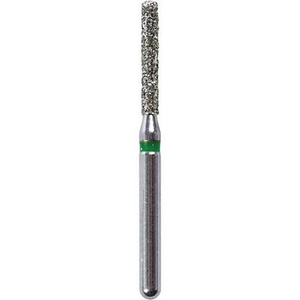 SimpliCut Single Use Diamond Burs Cylinder Rounded Shoulder, 25/Pkg (Kerr Rotary)