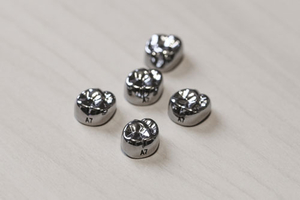 Crown Stainless Steel Molar XT E-Lower Left 5/pk (Acero)