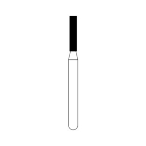 NTI Diamond Burs FG, Coarse,Cylinder Flat End, 5/Pkg (Kerr Rotary)