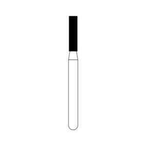 NTI Diamond Burs FG, Coarse,Cylinder Flat End, 5/Pkg (Kerr Rotary)