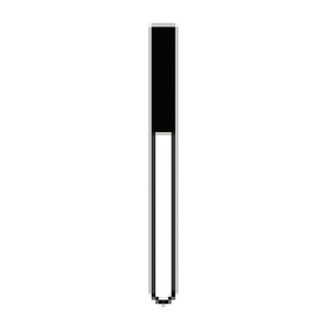 NTI Diamond Burs FG, Coarse,Cylinder Flat End, 5/Pkg (Kerr Rotary)