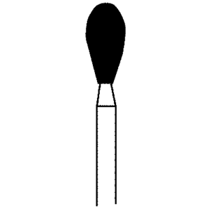 NTI Diamond Bur FG, KS Series, 5/Pkg (Kerr Rotary)