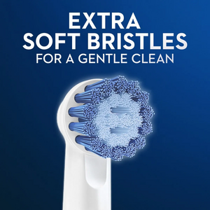 Toothbrush Head Sensitive Gum Care Electric Refill 6/Pkg (Oral-B)